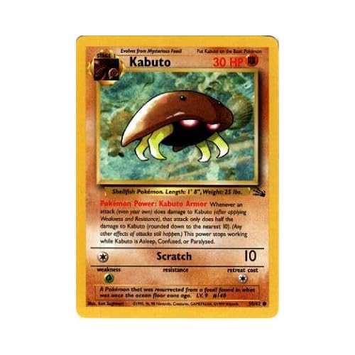 Buy Pokémon Kabuto - Fossil - 50 [Toy] Online at Lowest Price in Ubuy  Nigeria. B002B30CNO